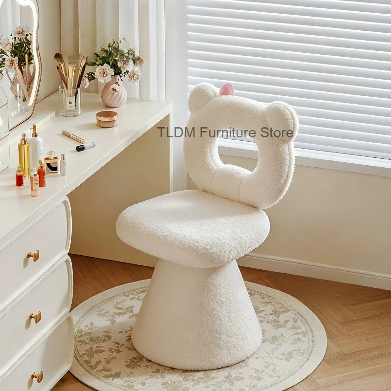 Beauty No Makeup - Tabouret de Coiffeuse Silla Bow Beauty,